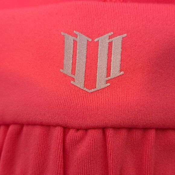 NWT EleVen by Venus Williams Let's Roll Smocked High Waist Leggings Size S Coral - Picture 9 of 9
